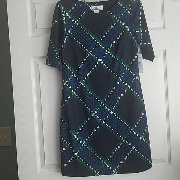 JAY HOWARD Dress Navy Size 6 - Picture 2 of 5